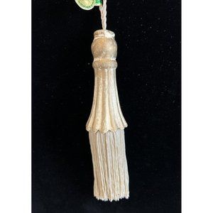 Vintage Tassel With Decorative Top Beige